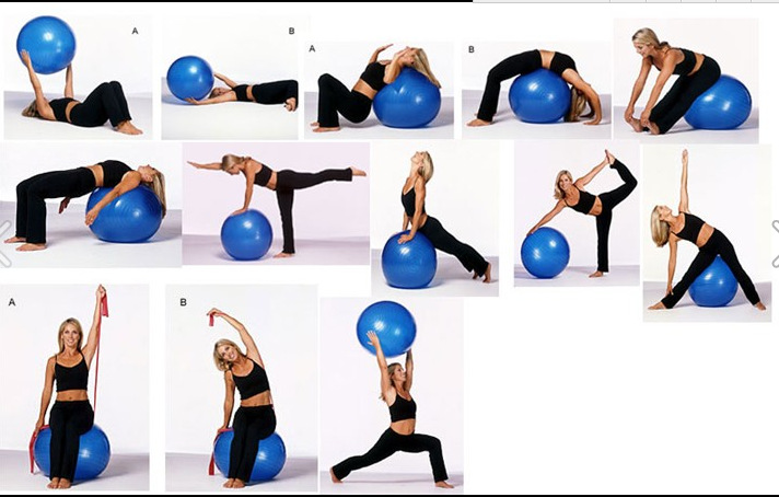 55cm Ordinary Fitness Ball Yoga Ball Balance Yoga Fitness Ball Pregnant Women Massage Yoga Ball Customized