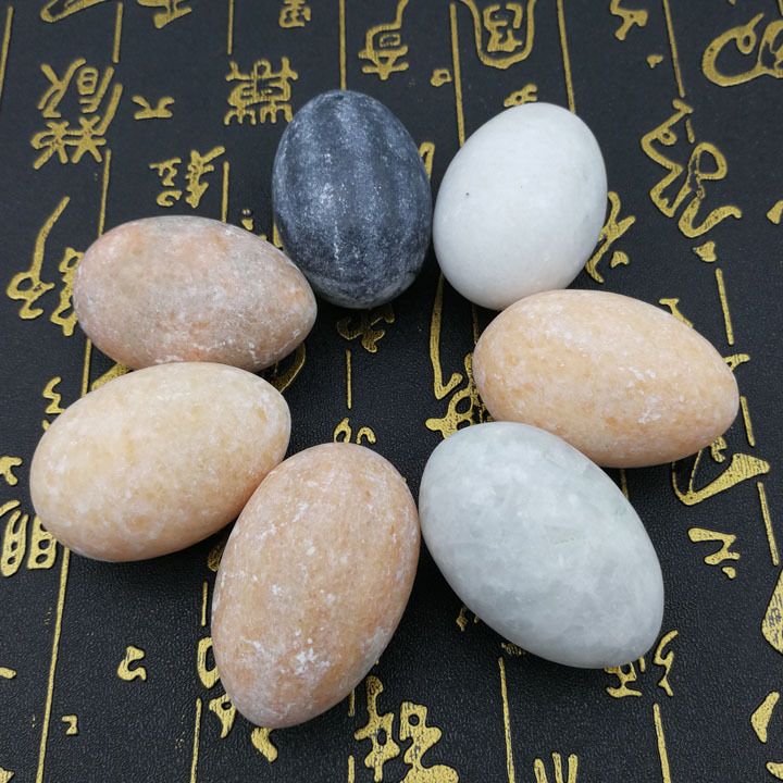 I1749 Egg hand play ball small stone play piece massage Fitness Ball hand ball Binary store wholesale distribution goods