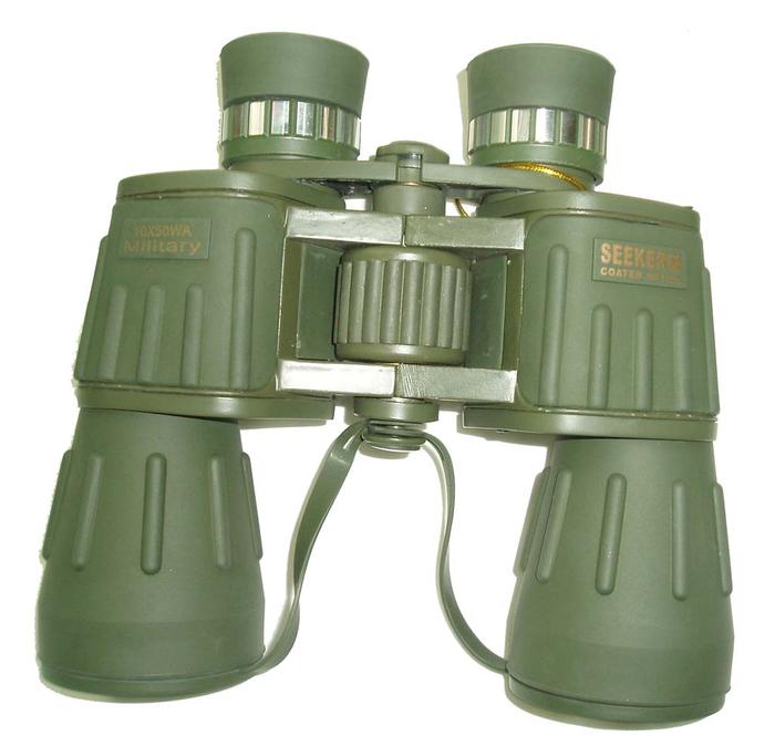 Dm10x50b Army Green Large Eyepiece Telescope