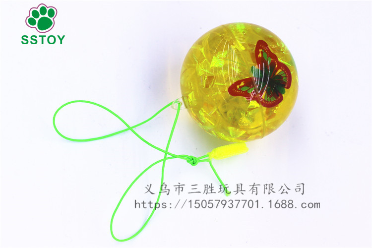 New style with rope butterfly crystal ball children fitness ball illusory color luminescent ball toys gifts New style with rope butterfly crystal ball children fitness ball illusory color luminescent ball toys gifts