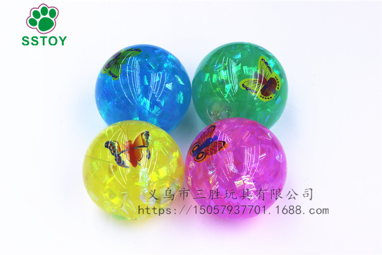 New style with rope butterfly crystal ball children fitness ball illusory color luminescent ball toys gifts New style with rope butterfly crystal ball children fitness ball illusory color luminescent ball toys gifts