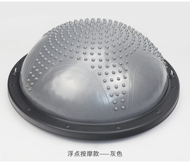 Exclusive for Cross-Border 58cm Wave Velocity Ball Fitness Ball Balance Half-Ball Yoga Instrument Thickening Training Hemisphere Factory Customization Exclusive for Cross-Border 58cm Wave Velocity Ball Fitness Ball Balance Half-Ball Yoga Instrument Thickening Training Hemisphere Factory Customization