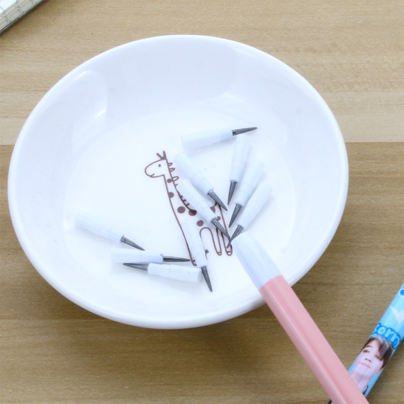 Creative Cartoon Animal BTS Pencil Sharpening-Free Pencil Cute Propelling Pencil Primary School Student Cartoon Bullet