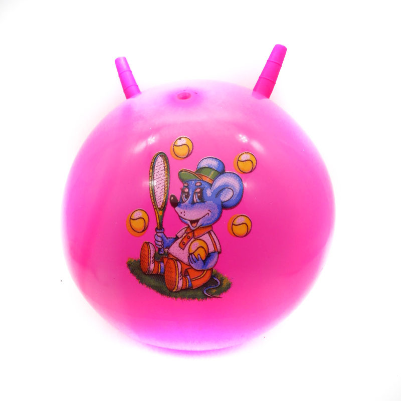 F1135 20# croissant ball Bouncing ball fitness ball floor Toy Yiwu 2 yuan 2 yuan