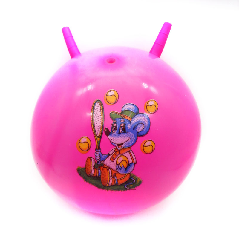 F1135 20# croissant ball Bouncing ball fitness ball floor Toy Yiwu 2 yuan 2 yuan
