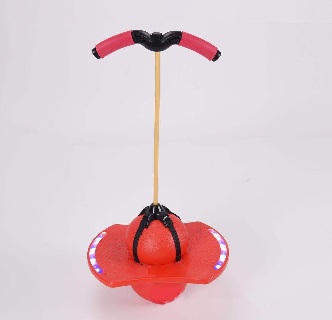 Children&#039;s Jumping Ball Equipment with Handle Fitness Ball Toy Ball Bouncing Ball with Armrest Bouncing Ball Lively Dance Bar Light
