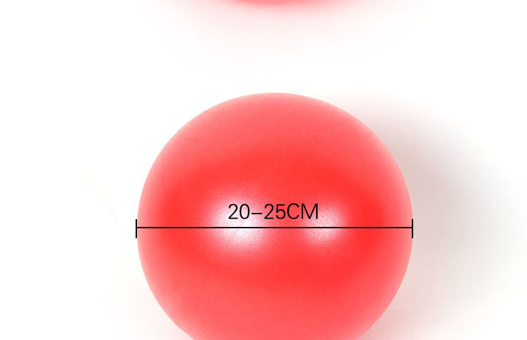 Pilates Yoga Ball Wheat Tube Ball 25cm Balance Fitness Ball Gymnastic Ball PVC Yoga Ball for Children and Pregnant Women