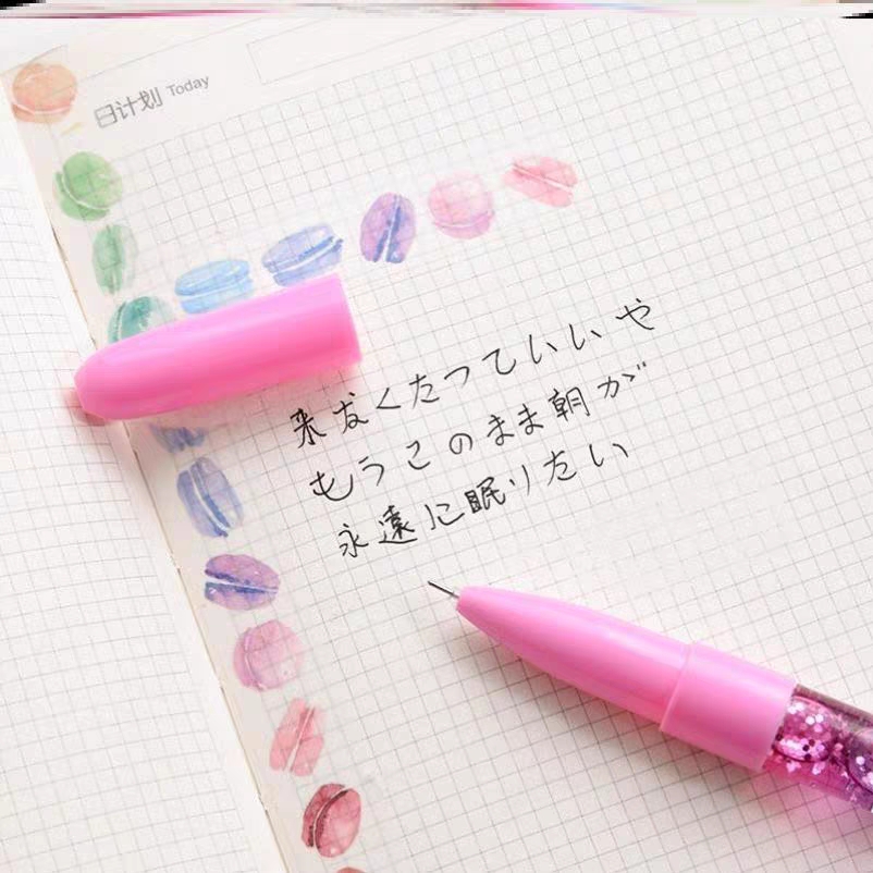 Instagram Flash Black Pencil Core Magic Wand Student Office Carbon Pen 0.5mm