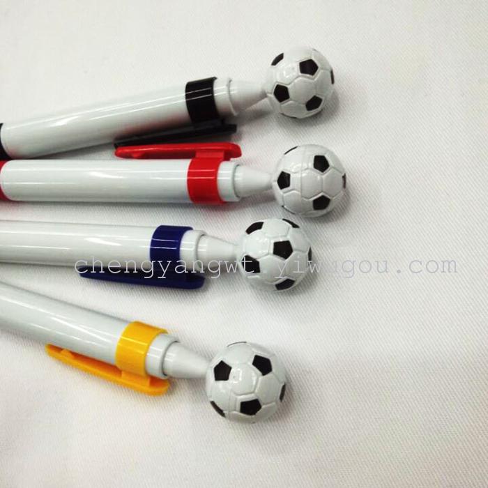 Sheng Yang 8110 white bar printing LOGO football football ballpoint pen pencil Sheng Yang 8110 white bar printing LOGO football football ballpoint pen pencil