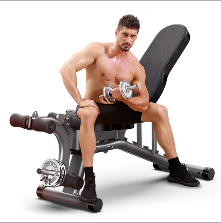 Dumbbell Bench Home Multi-Functional Sit-Ups Fitness Equipment Foldable Supine Board Press Bench Fitness Chair Flying 