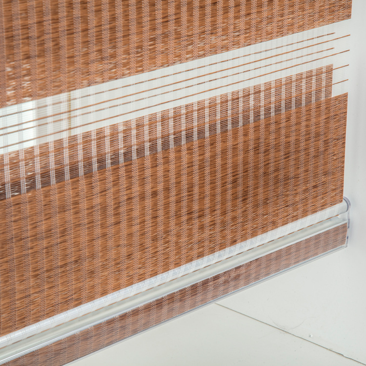 Maicao double-layer shade soft gauze shade study Chinese style uv - proof sunshade sunscreen louver curtain