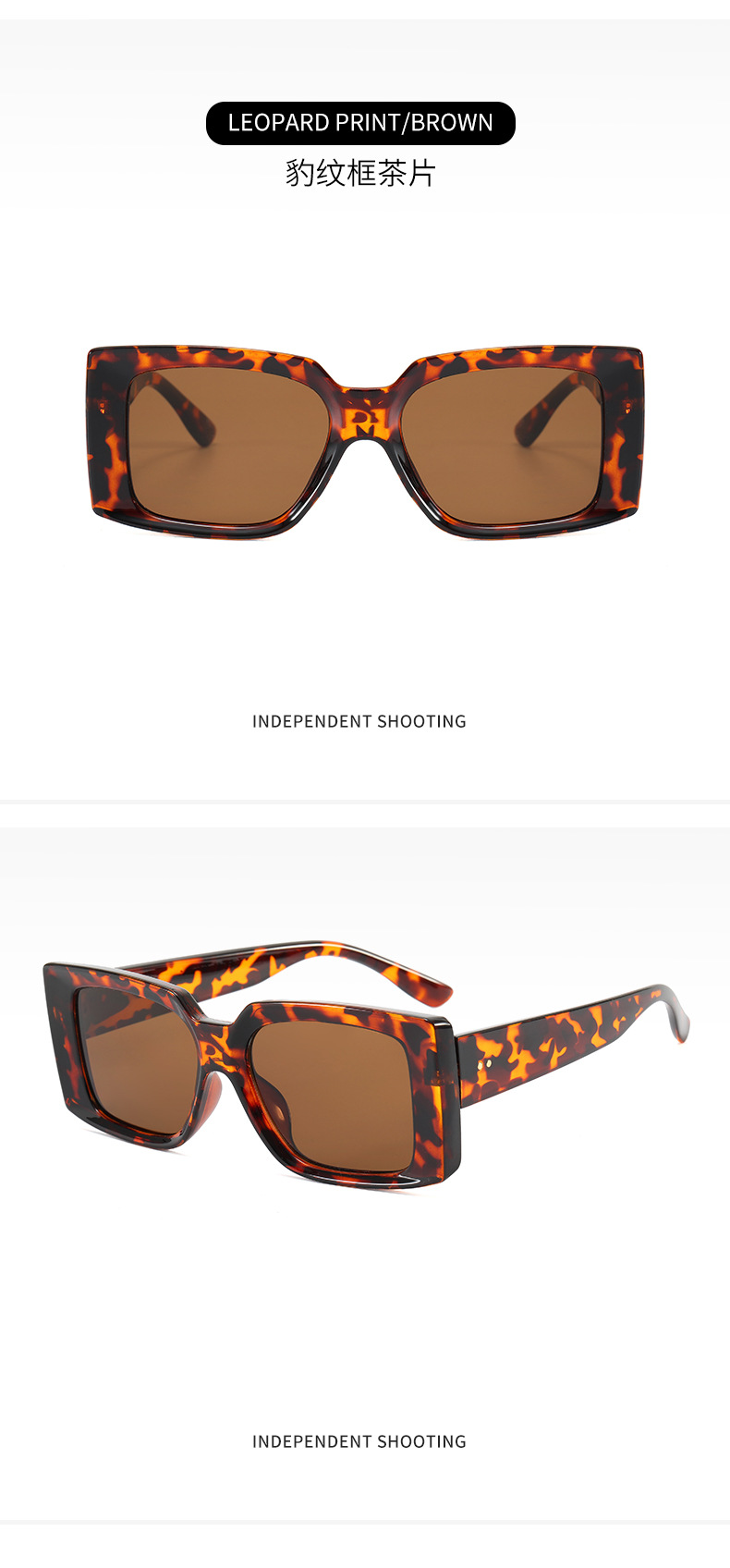 2021 Cross-Border Unisex Box Sunglasses Ins Fashionable Sunglasses Full-Frame UV-Proof Sunglasses