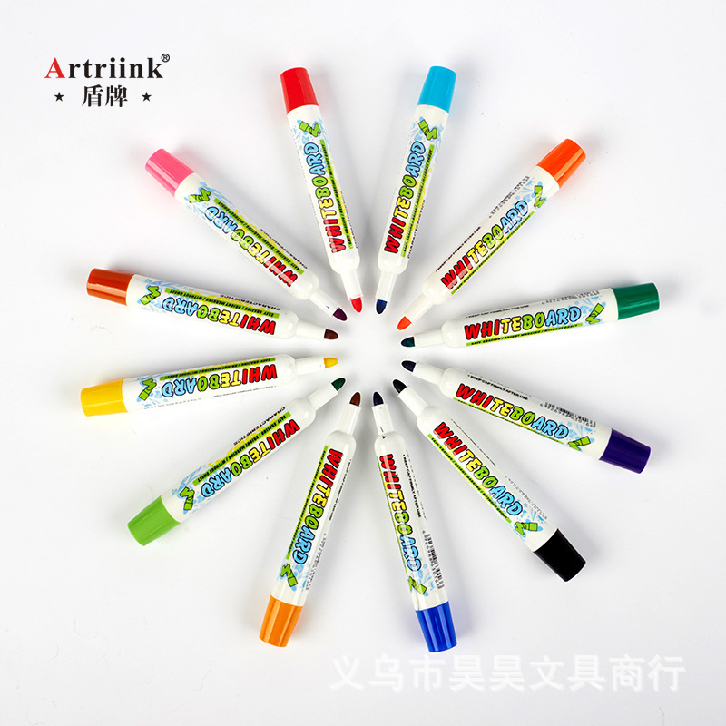 wb-802-12 color whiteboard pen environmental protection non-toxic ink mark clear easy to add ink large capacity student wb-802-12 color whiteboard pen environmental protection non-toxic ink mark clear easy to add ink large capacity student