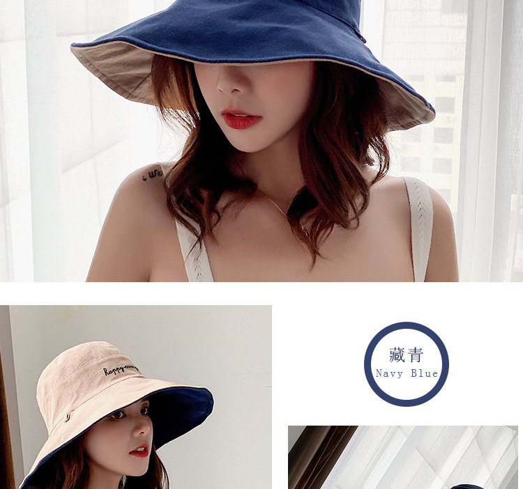 Summer Hat 2021 New Sun Hat Female Face Cover Sun-Proof UV Protection Sun Hat Double-Sided Smiley Beach Hat Summer Hat 2021 New Sun Hat Female Face Cover Sun-Proof UV Protection Sun Hat Double-Sided Smiley Beach Hat
