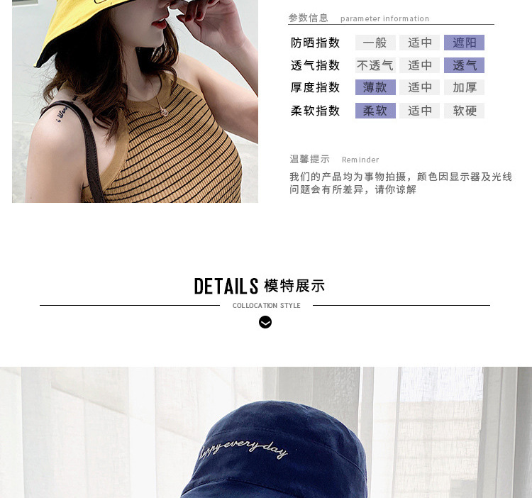 Summer Hat 2021 New Sun Hat Female Face Cover Sun-Proof UV Protection Sun Hat Double-Sided Smiley Beach Hat Summer Hat 2021 New Sun Hat Female Face Cover Sun-Proof UV Protection Sun Hat Double-Sided Smiley Beach Hat