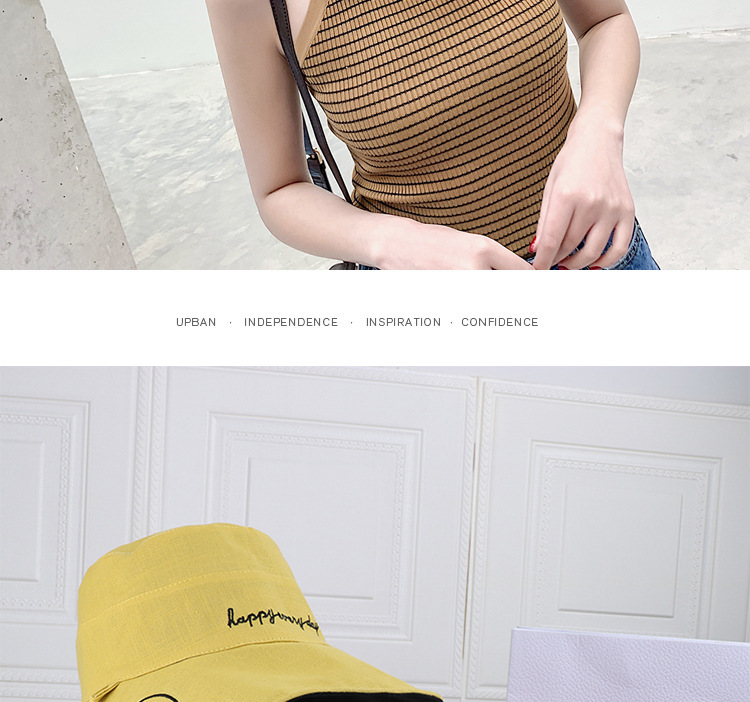 Summer Hat 2021 New Sun Hat Female Face Cover Sun-Proof UV Protection Sun Hat Double-Sided Smiley Beach Hat Summer Hat 2021 New Sun Hat Female Face Cover Sun-Proof UV Protection Sun Hat Double-Sided Smiley Beach Hat