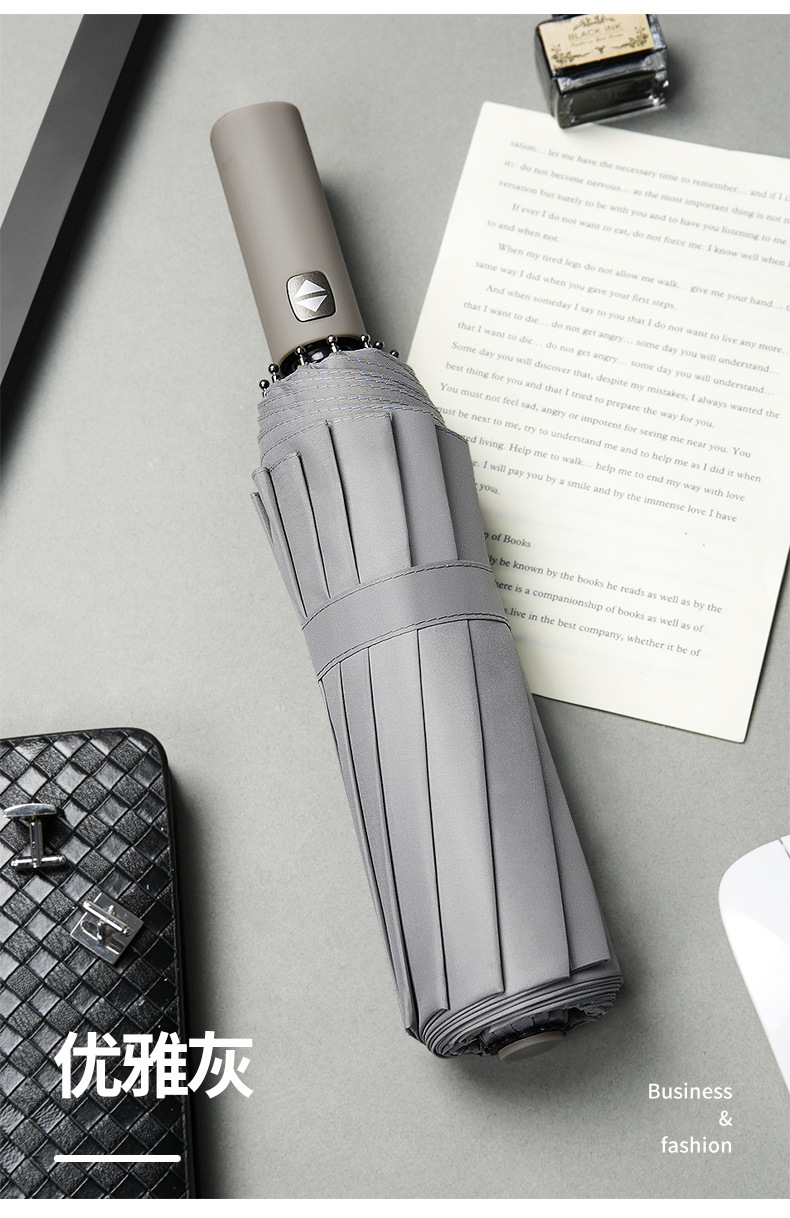 Automatic Folding Umbrella Customized Men Large Size Double Women's Dual-Use Sun-Proof UV-Proof Sun Umbrella Automatic Folding Umbrella Customized Men Large Size Double Women's Dual-Use Sun-Proof UV-Proof Sun Umbrella
