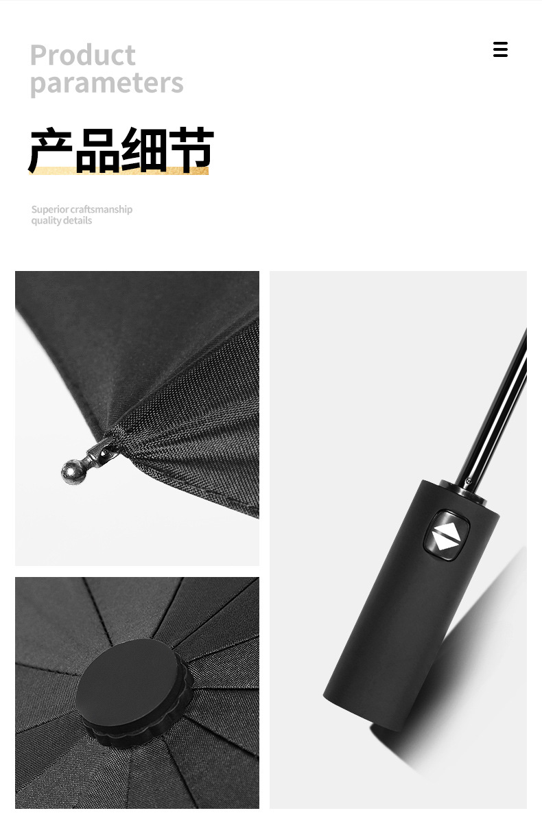 Automatic Folding Umbrella Customized Men Large Size Double Women's Dual-Use Sun-Proof UV-Proof Sun Umbrella Automatic Folding Umbrella Customized Men Large Size Double Women's Dual-Use Sun-Proof UV-Proof Sun Umbrella