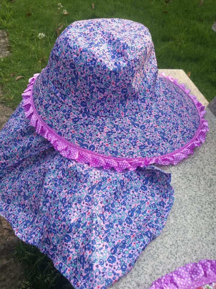 Women's Sun-Proof Ethnic Huian Hat Summer UV-Proof Wide Brim Outdoor Picking Sun-Proof Sun Hat Farmers Picking Tea Women's Sun-Proof Ethnic Huian Hat Summer UV-Proof Wide Brim Outdoor Picking Sun-Proof Sun Hat Farmers Picking Tea