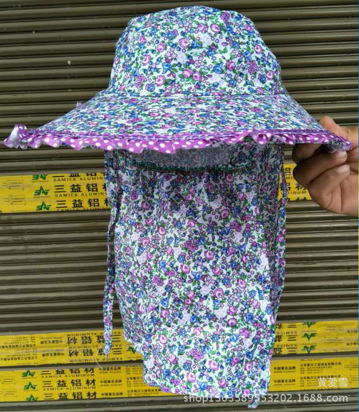 Women's Sun-Proof Ethnic Huian Hat Summer UV-Proof Wide Brim Outdoor Picking Sun-Proof Sun Hat Farmers Picking Tea Women's Sun-Proof Ethnic Huian Hat Summer UV-Proof Wide Brim Outdoor Picking Sun-Proof Sun Hat Farmers Picking Tea