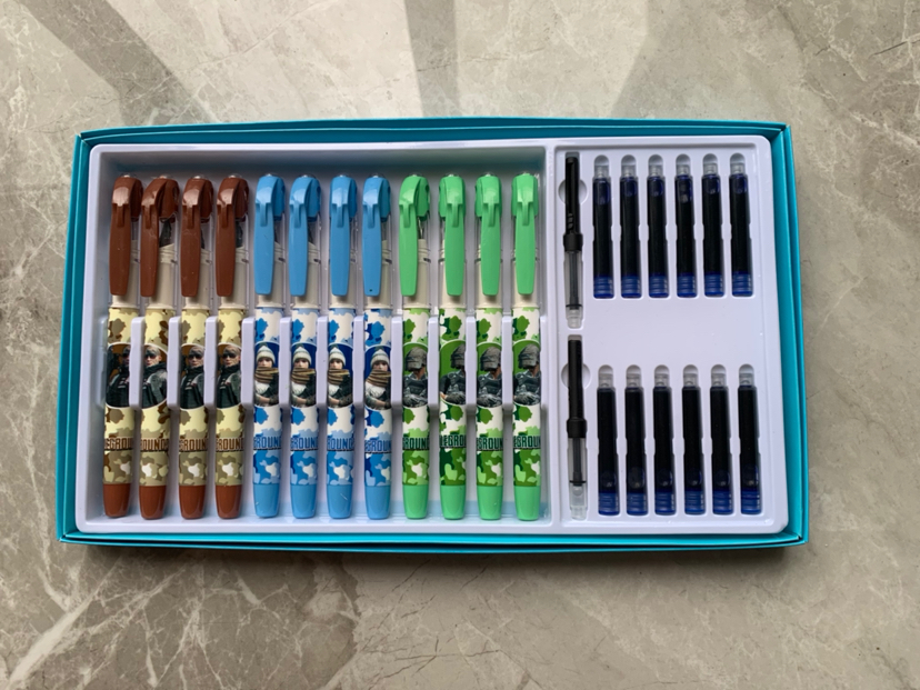 12 Boxed Ink Sac Pens Net Red Pens for Students Writing and Calligraphy Practice Universal Ink Sac 3.4 Caliber