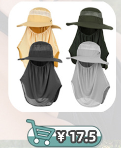 Hat Summer Outdoor UV-Proof Sun Hat Detachable Men and Women Quick-Drying Baseball Cap Sun Protection Mountaineering Fishing Hat