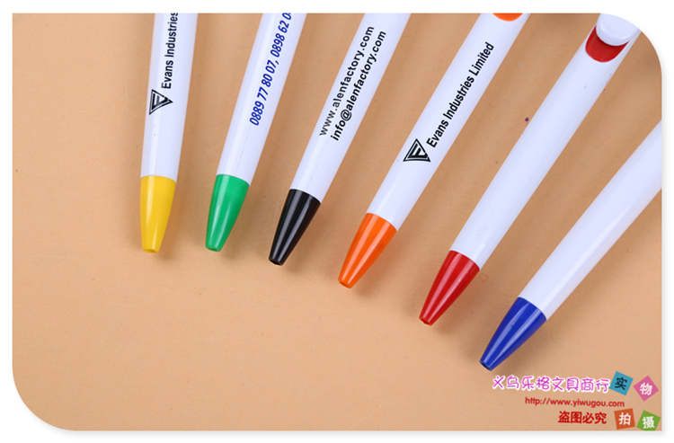 Press type ball pen students learning stationery office supplies writing smooth with ink Press type ball pen students learning stationery office supplies writing smooth with ink