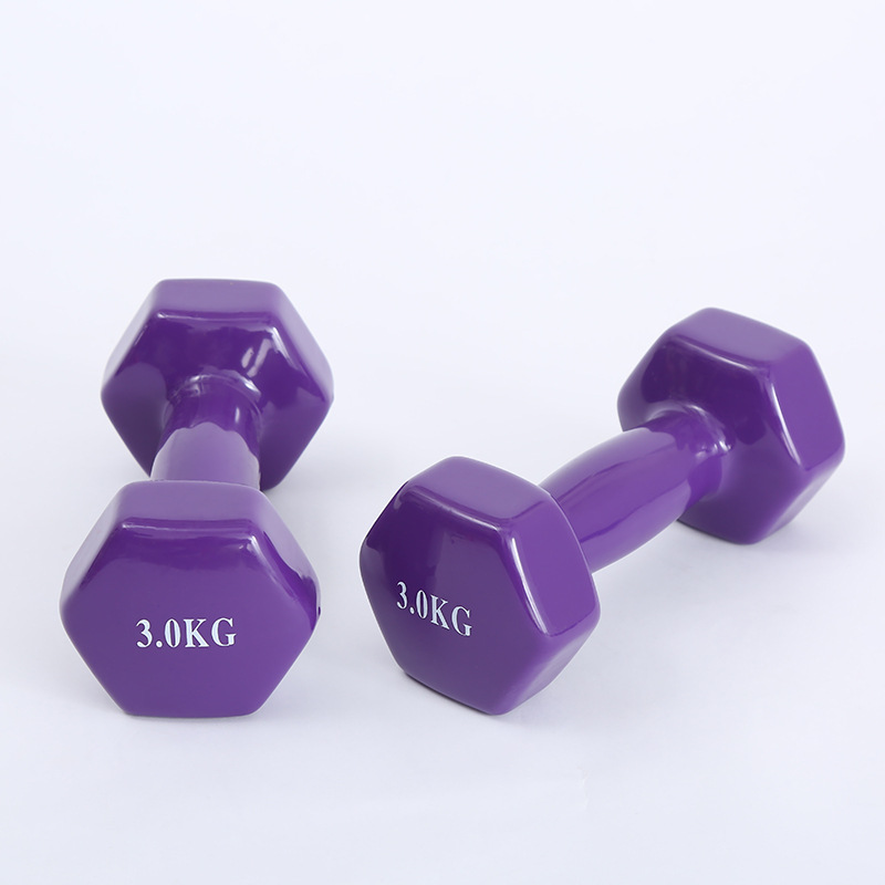 Manufacturers direct immersion dumbbell color dumbbell exercise dumbbell women's exercise dumbbell fitness equipment