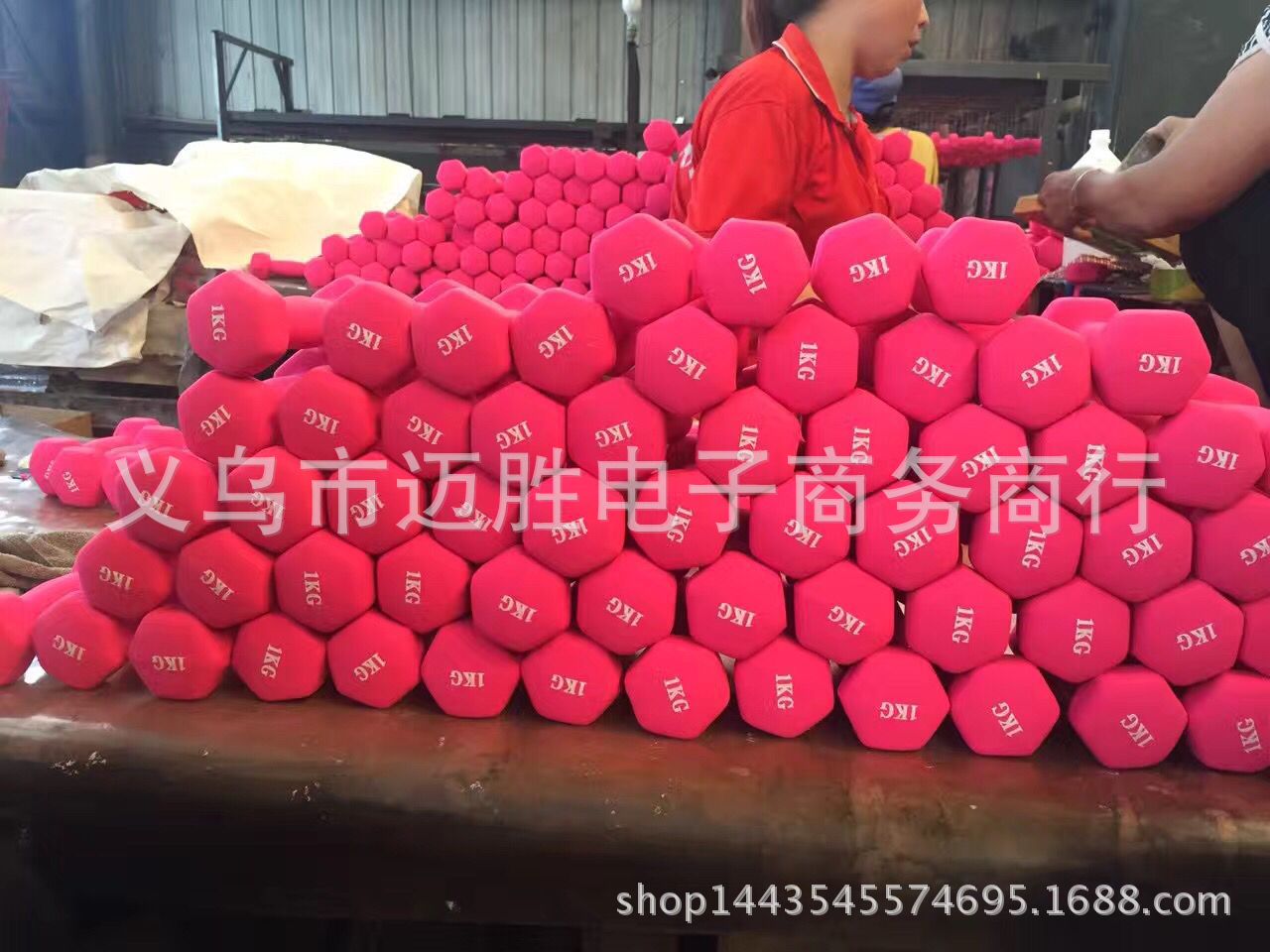 Manufacturers direct immersion dumbbell color dumbbell exercise dumbbell women's exercise dumbbell fitness equipment