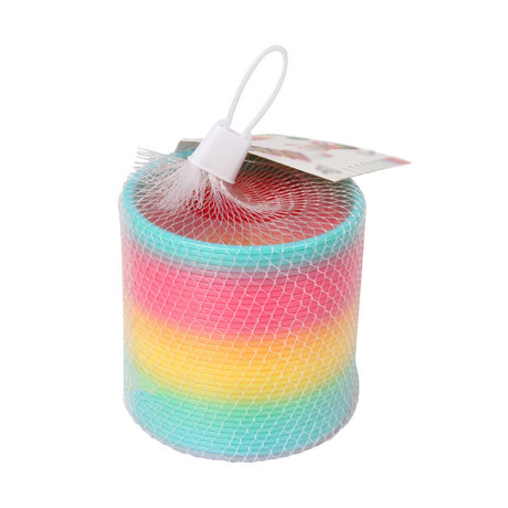 Cross border hot style hot sale 3C certification large rainbow ring elastic rainbow ring spring color ring jenga hula hoop