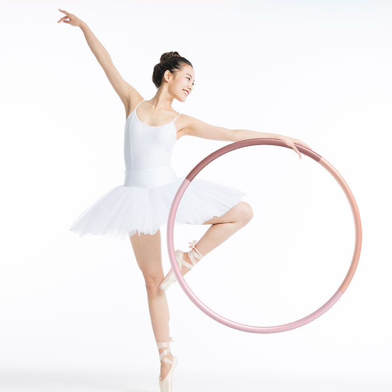 Removable 8-Section Hula Hoop Belly Contracting Waist Hula Hoop Stainless Steel Tube High Elastic Foam Household Adult Hula Hoop