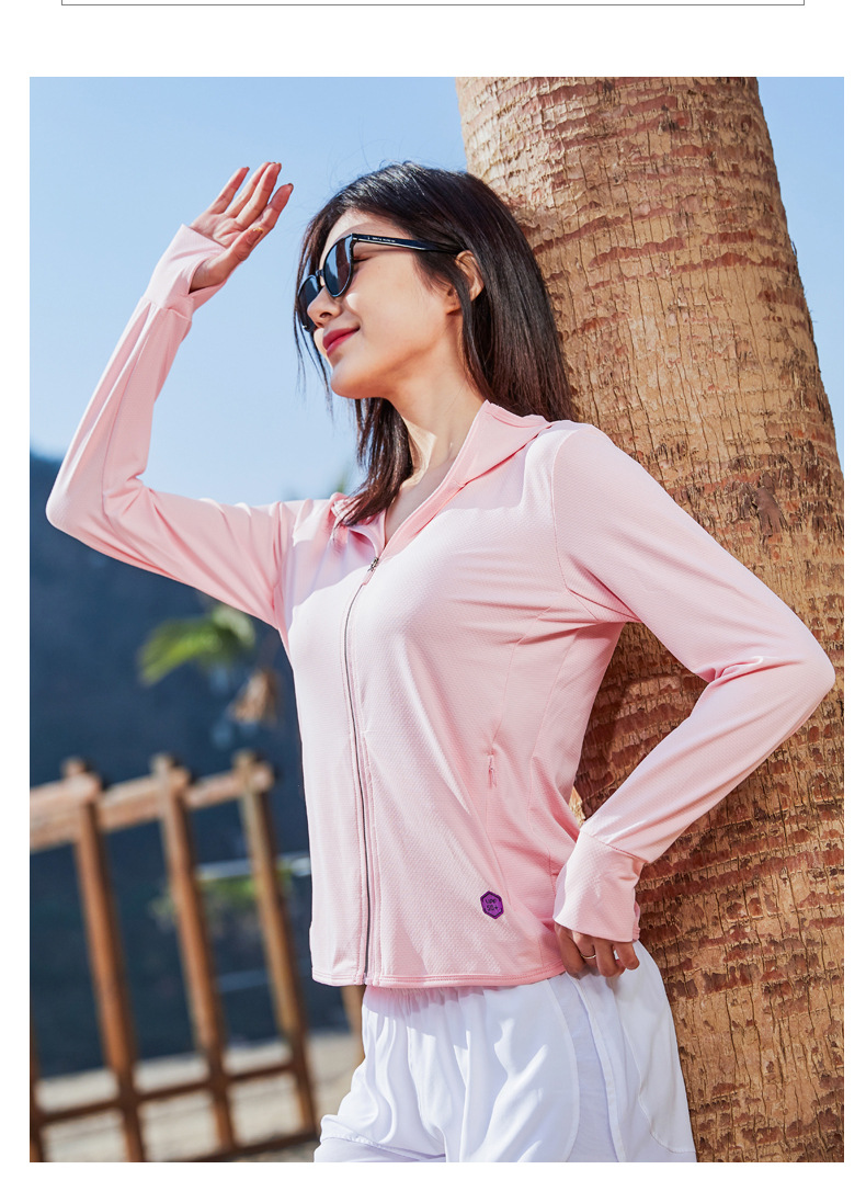 Summer Ice Silk Sun Protection Clothing Women's UV-Proof Thin Breathable Outdoor UPF50 + Sun-Proof Skin Windbreaker Men's Group Purchase Summer Ice Silk Sun Protection Clothing Women's UV-Proof Thin Breathable Outdoor UPF50 + Sun-Proof Skin Windbreaker Men's Group Purchase