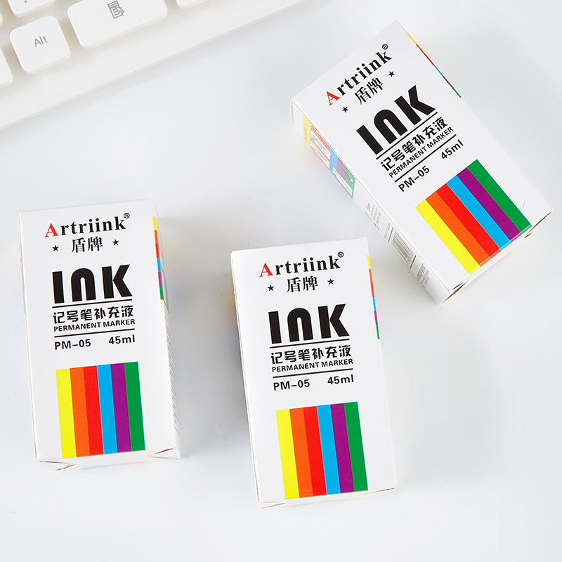 Shields PM - 05 marker replenishment 45 ml ink high quality ink fast drying erasable fadeless manufacturers direct sales