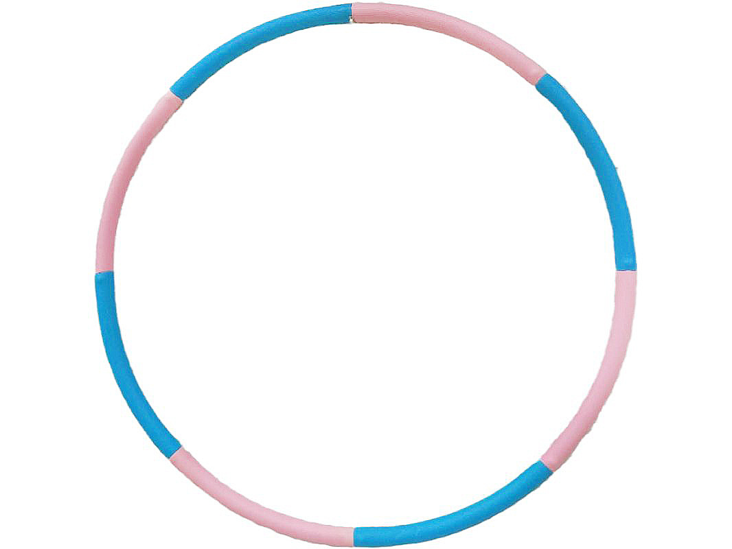 6-8 Stainless Steel Hula Hoop Detachable Thickened Sponge Increased Adult Female Body-Building Loop Foreign Trade Factory Wholesale