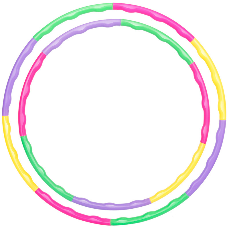 Children&#039;s Hula Hoop Detachable Adult Sports Supplies Fitness Equipment Plastic Gymnastics Hula Hoop