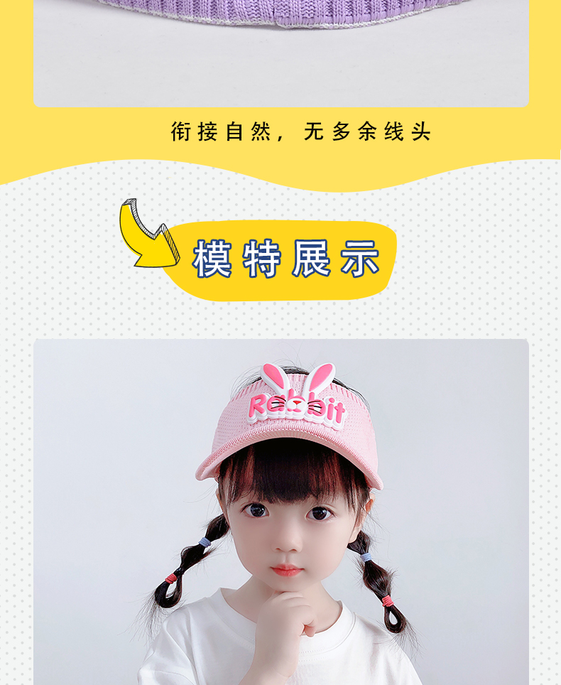 Children's Visor Cap Girls' Cartoon Sun Hat Children's Summer UV Protection Big Brim Sun-Proof Baby's Sun Hat Children's Visor Cap Girls' Cartoon Sun Hat Children's Summer UV Protection Big Brim Sun-Proof Baby's Sun Hat