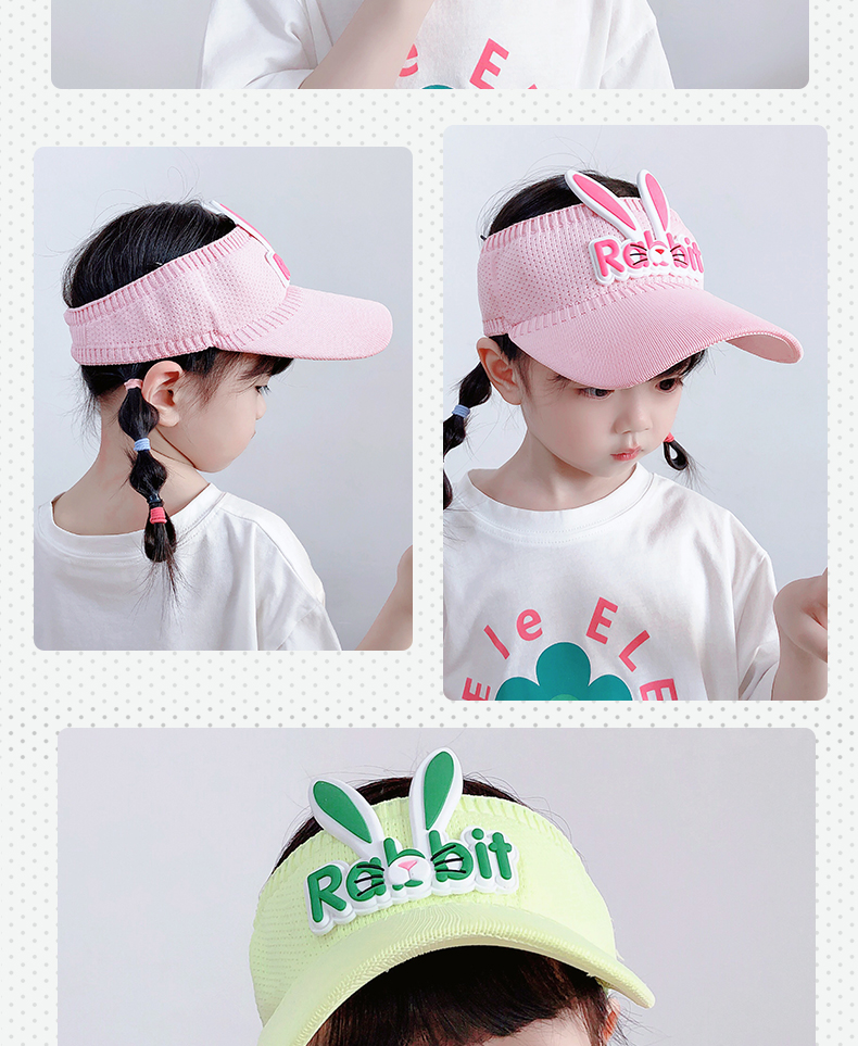 Children's Visor Cap Girls' Cartoon Sun Hat Children's Summer UV Protection Big Brim Sun-Proof Baby's Sun Hat Children's Visor Cap Girls' Cartoon Sun Hat Children's Summer UV Protection Big Brim Sun-Proof Baby's Sun Hat