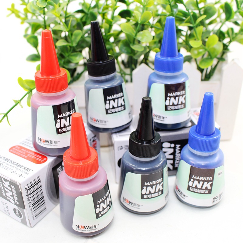 During the 903 25 ml marker ink oily red/blue/black marker refill liquid ink During the 903 25 ml marker ink oily red/blue/black marker refill liquid ink