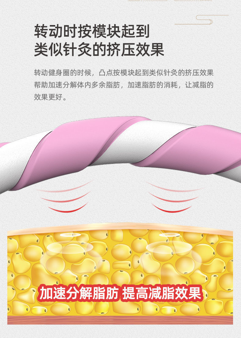 Hula Hoop New Eonster Artifact Adult Belly Contracting Fat Reduction Hula Hoop Thin Waist Slimming Belly Increasing Adult and Female Hula Hoop New Eonster Artifact Adult Belly Contracting Fat Reduction Hula Hoop Thin Waist Slimming Belly Increasing Adult and Female