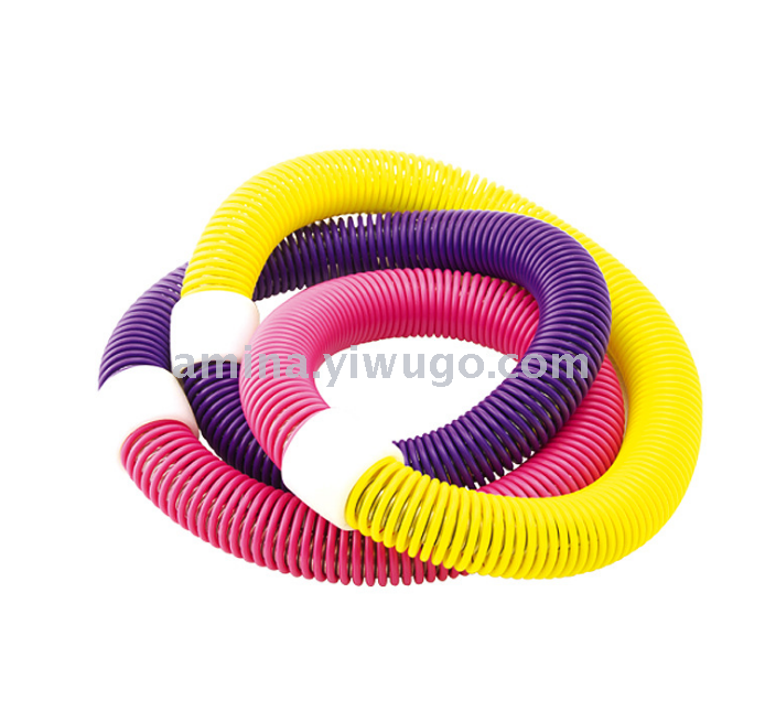 Multi-functional spring hula hoop thin waist plastic hula hoop adult fitness equipment children&#039;s soft hula hoop