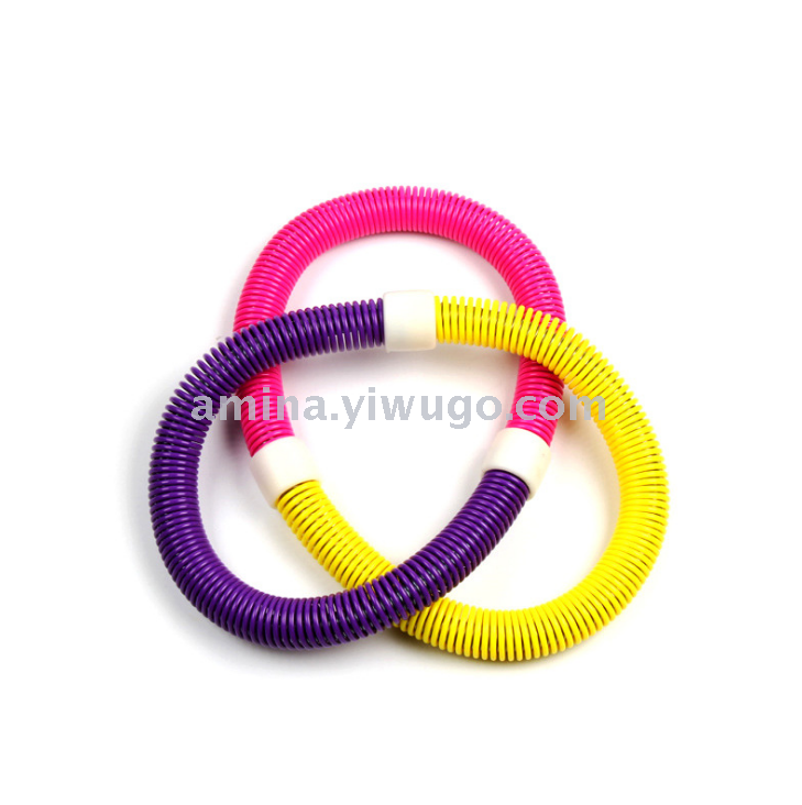 Multi-functional spring hula hoop thin waist plastic hula hoop adult fitness equipment children&#039;s soft hula hoop