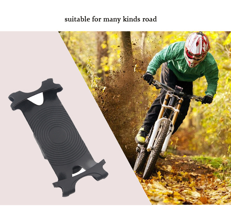 Amazon mobile phone stand bicycle shock-proof silicone outdoor mountain bike mobile phone navigation stand Amazon mobile phone stand bicycle shock-proof silicone outdoor mountain bike mobile phone navigation stand