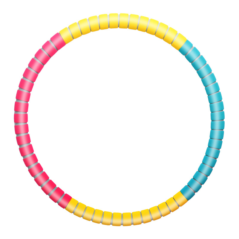 Children&#039;s Hula Hoop Kindergarten Baby Child Only for Pupils Sponge Hoop Small Beginner Soft Hula Hoop