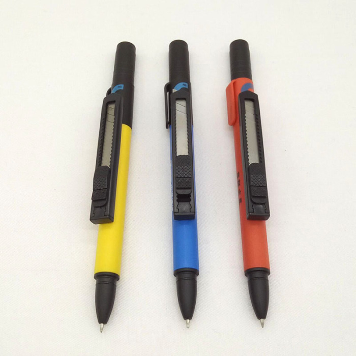 Utility knife + ballpoint pen + marker courier Brother special combination marker easy to carry Utility knife + ballpoint pen + marker courier Brother special combination marker easy to carry