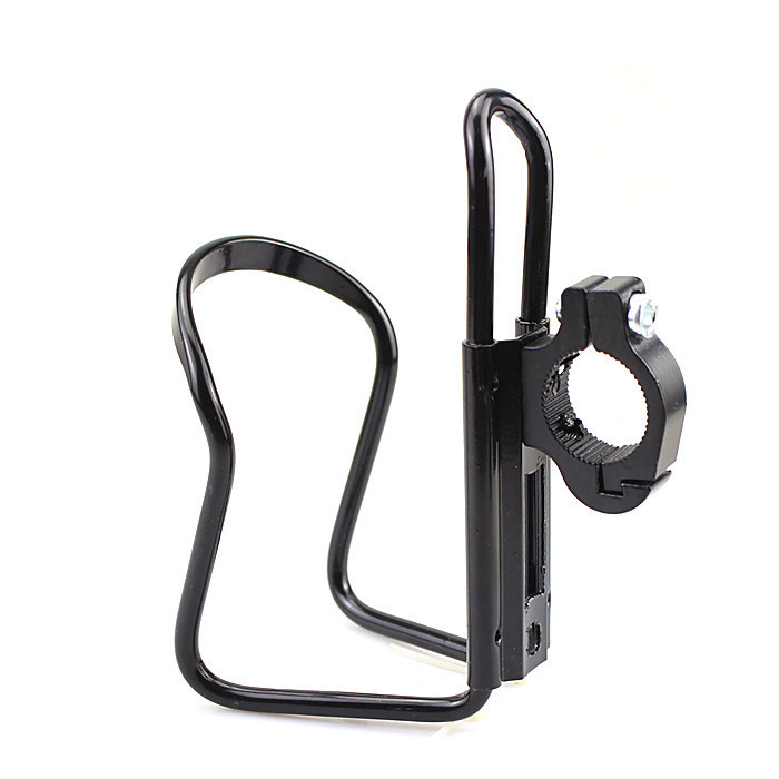 Bike Bicycle Handlebar Aluminum Alloy Water Bottle Holder Cages + Adapter Bike Bicycle Handlebar Aluminum Alloy Water Bottle Holder Cages + Adapter