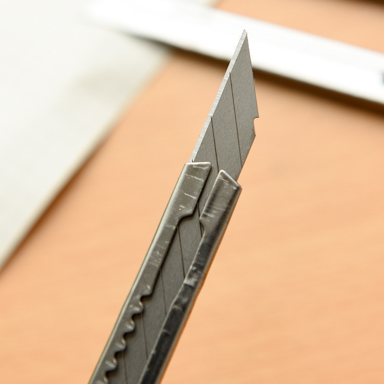 Small Portable Art Knife Stainless Steel Utility Knife Metal Office Stationery Handmade Paper Cutter