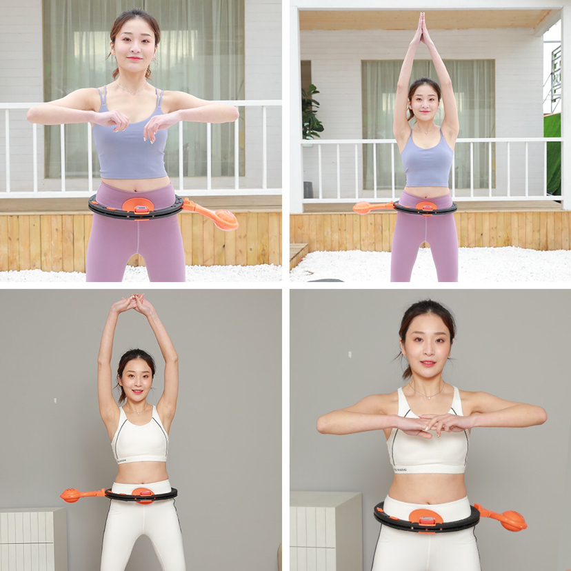 Best-Seller on Douyin Smart Hula Hoop Will Not Drop Hula Hoop with Light Slimming Artifact, Detachable