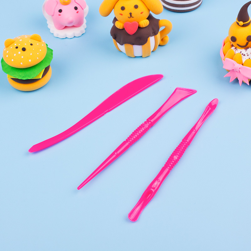 Beimeng Factory Direct Sales Ultra-Light Brickearth Tool Accessories 3 Utility Knife Children&#039;s Handmade DIY Toys