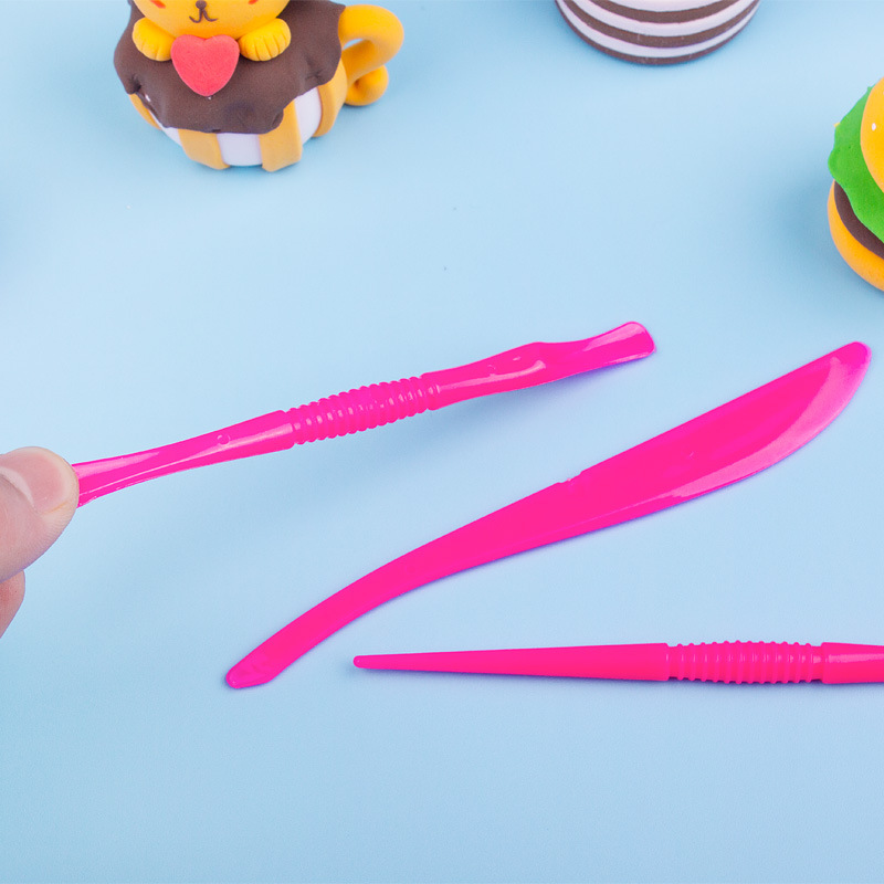 Beimeng Factory Direct Sales Ultra-Light Brickearth Tool Accessories 3 Utility Knife Children&#039;s Handmade DIY Toys