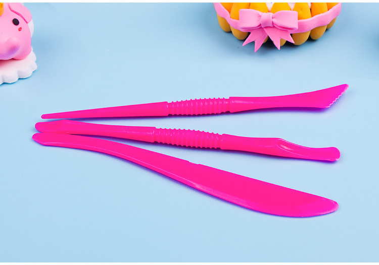 Beimeng Factory Direct Sales Ultra-Light Brickearth Tool Accessories 3 Utility Knife Children's Handmade DIY Toys
